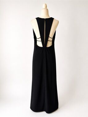 Custom-Made Open Back Maxi Dress